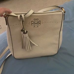 Tory Burch Women's Ivory cross body- White